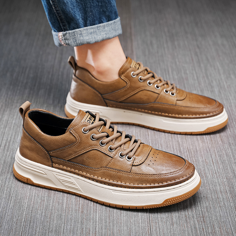 Men'S Shoes Smart - Chaussures richelieu vintage pour hommes en