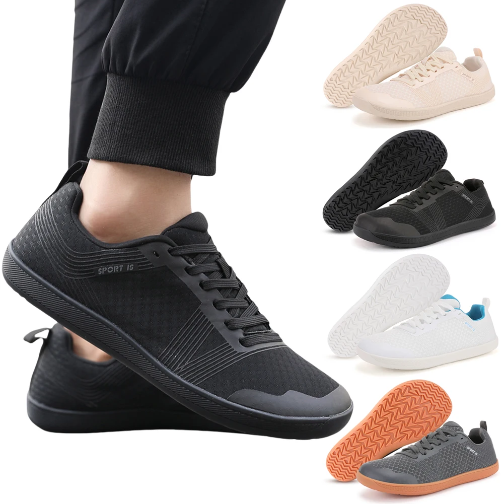 Minimalist Barefoot Shoe - Chaussures de marche coordonnantes unisexes, minimalistes,