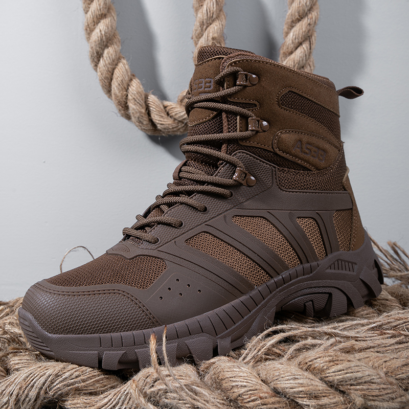 Hiking Boot Waterproof - Hommes bottes tactiques à lacets désert