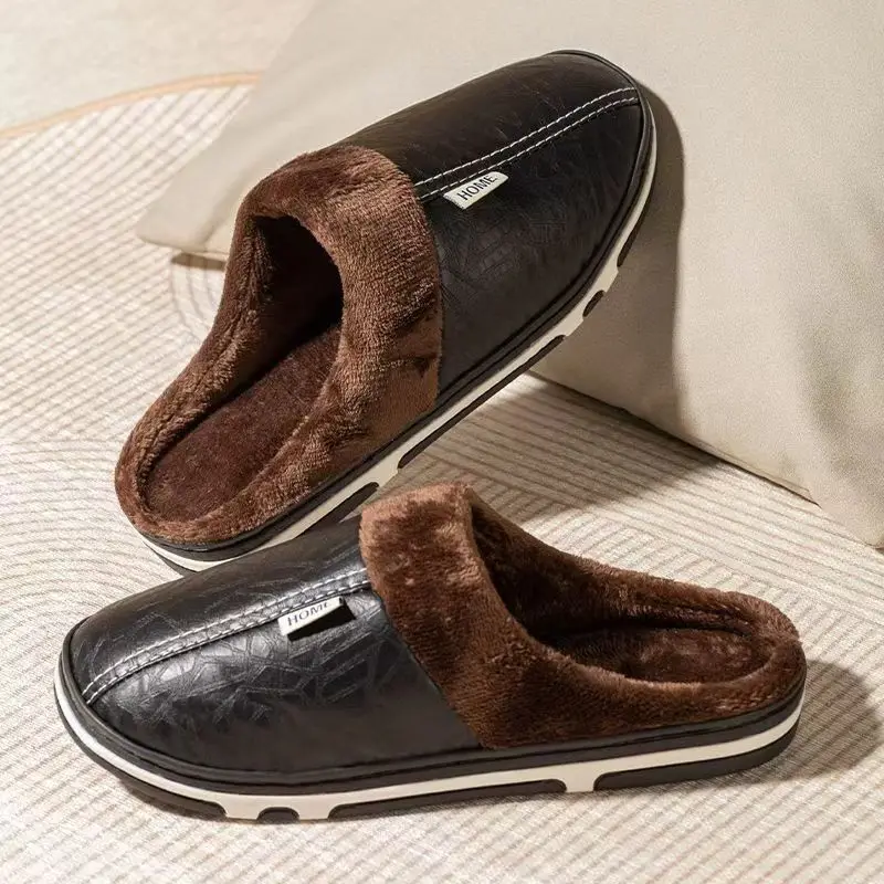 Men'S Shoes Hey Dude - Chaussons d'hiver grande taille pour hommes,