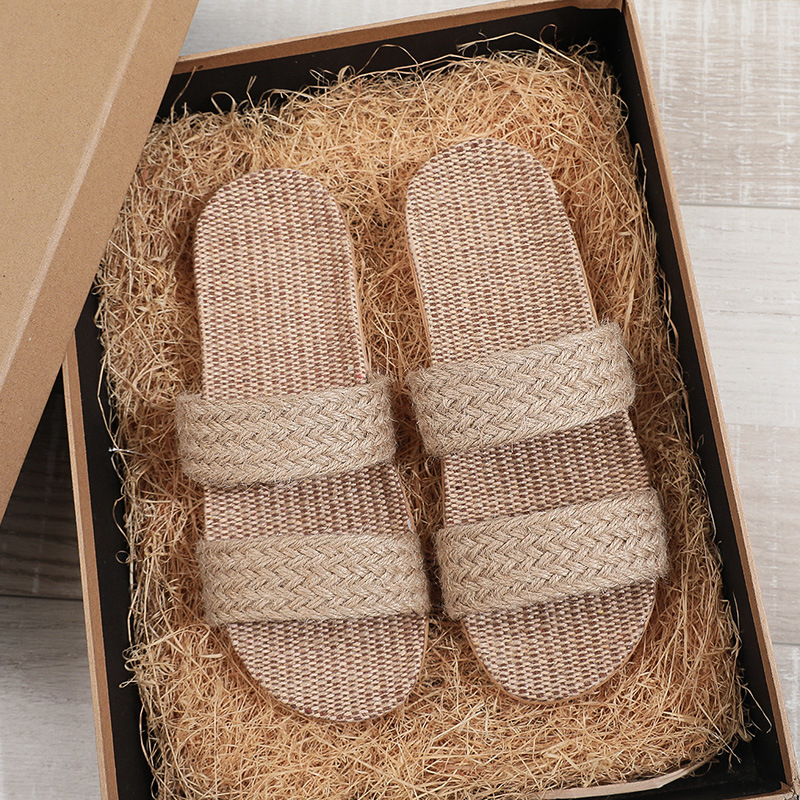 Men'S Shoes To Women'S - Chaussons d'intérieur pour femmes, claquettes plates