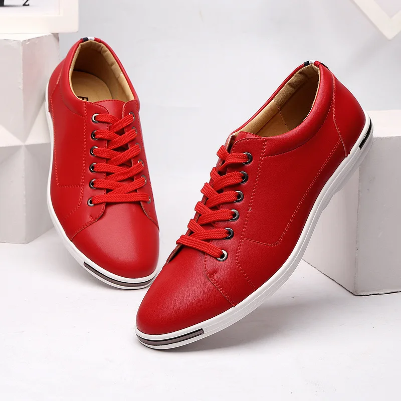 Boat Shoe Leather - Hommes Size38-48 Casual Respirant Blanc rencontre