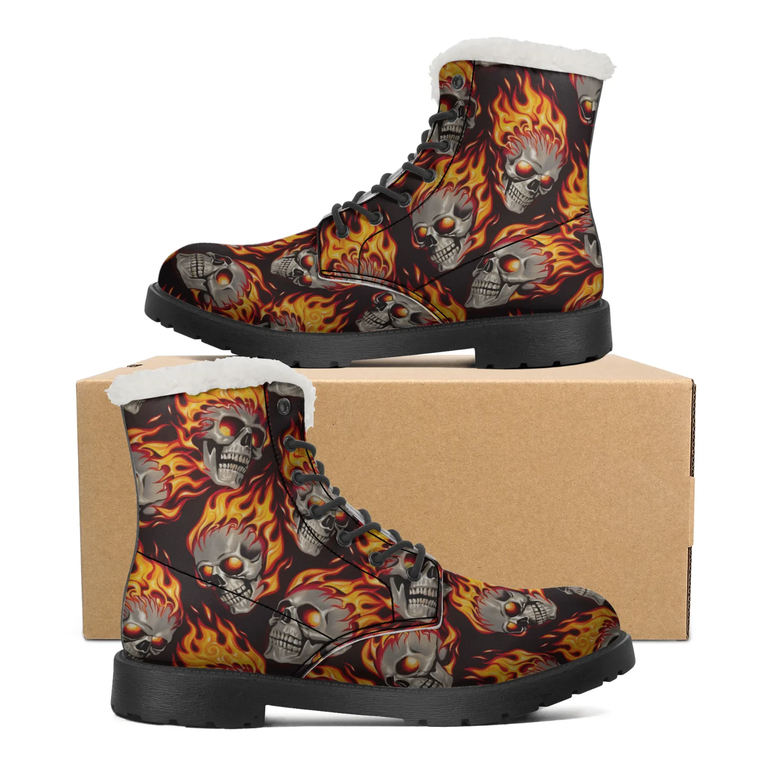 Bottes de neige à motifs de cr - Men Shoes Eu To Us avis et prix