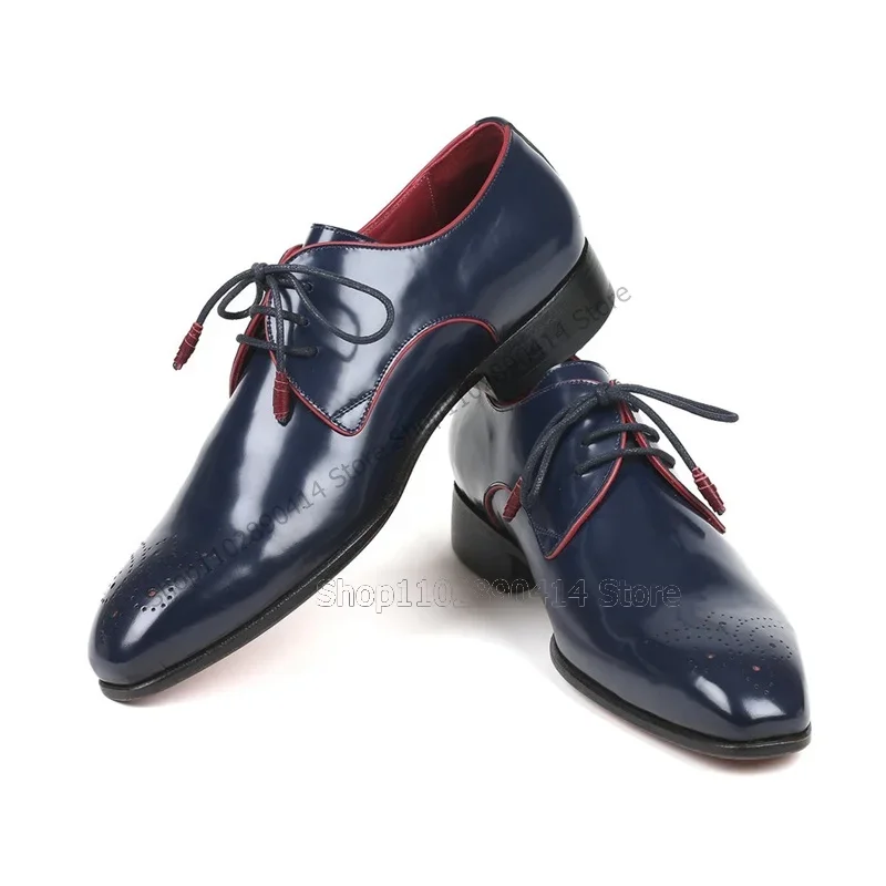 Chaussures Derby pour hommes b - Men'S Shoes Navy Blue avis et prix