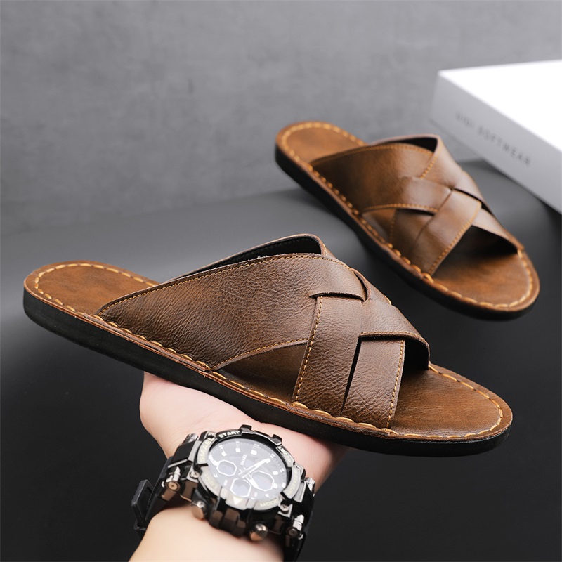 Sandales décontractées en cuir - Men'S Shoes Hey Dude avis et prix