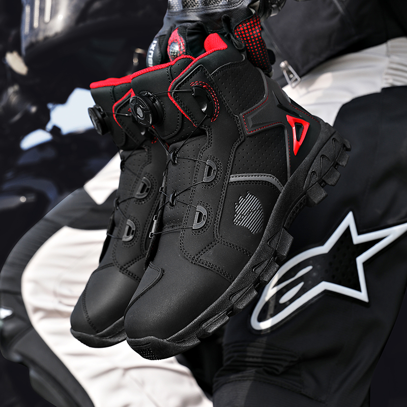 Bottes de moto professionnelle - Boat Shoe Leather avis et prix