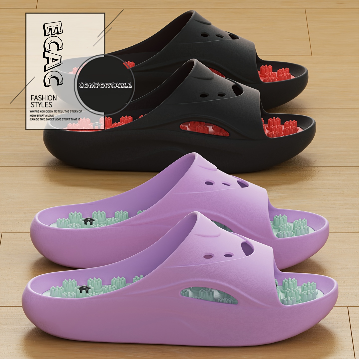 Chaussons de massage EVA pour  - Men'S Shoes To Women'S avis et prix