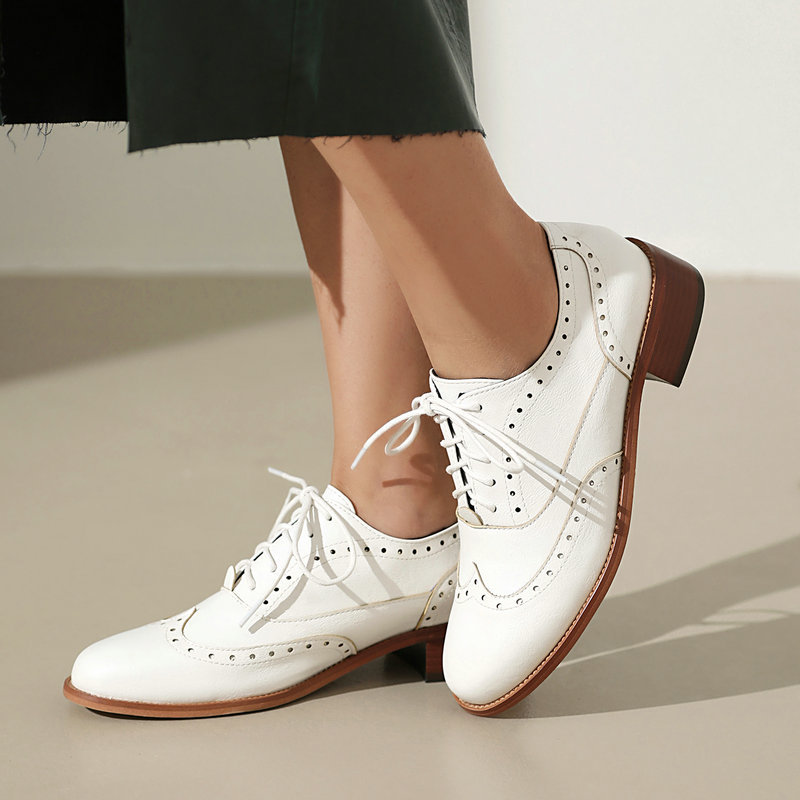 Chaussures Oxford Brogue pour  - Oxford Brogue Leather avis et prix