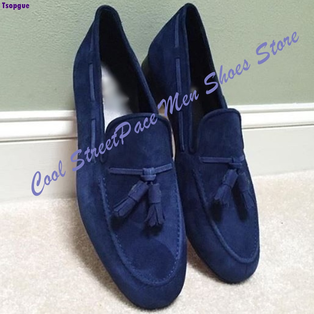 Mocassins à nœud décontractés  - Men'S Shoes Navy Blue avis et prix