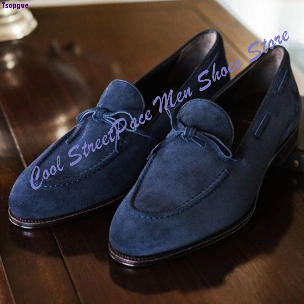 Mocassins à nœud décontractés  - Men'S Shoes Navy Blue avis et prix