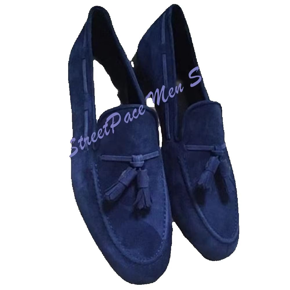 Mocassins à nœud décontractés  - Men'S Shoes Navy Blue avis et prix