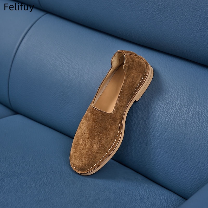 Mocassins pour homme en daim d - Boat Shoe Leather avis et prix