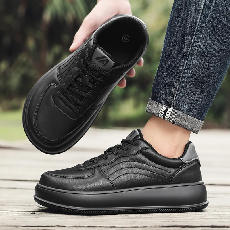 Mode cuir hommes minimaliste p - Minimalist Barefoot Shoe avis et prix