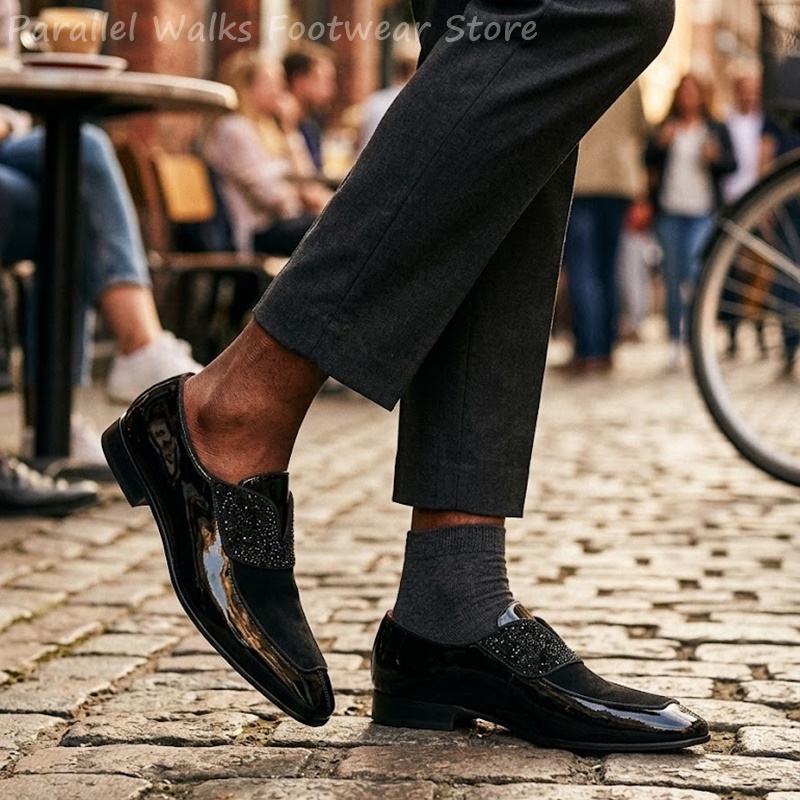 Mocassins pour hommes noirs en - Men'S Shoes Smart avis et prix