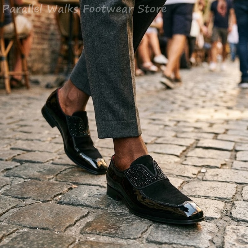 Mocassins pour hommes noirs en - Men'S Shoes Smart avis et prix