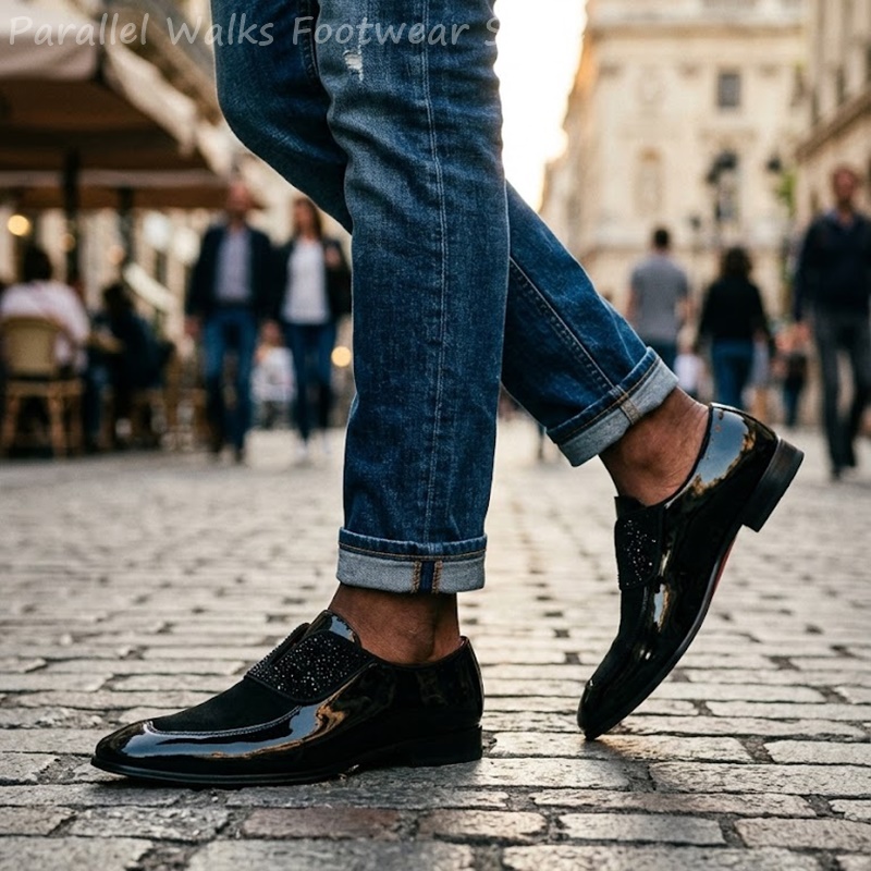 Mocassins pour hommes noirs en - Men'S Shoes Smart avis et prix