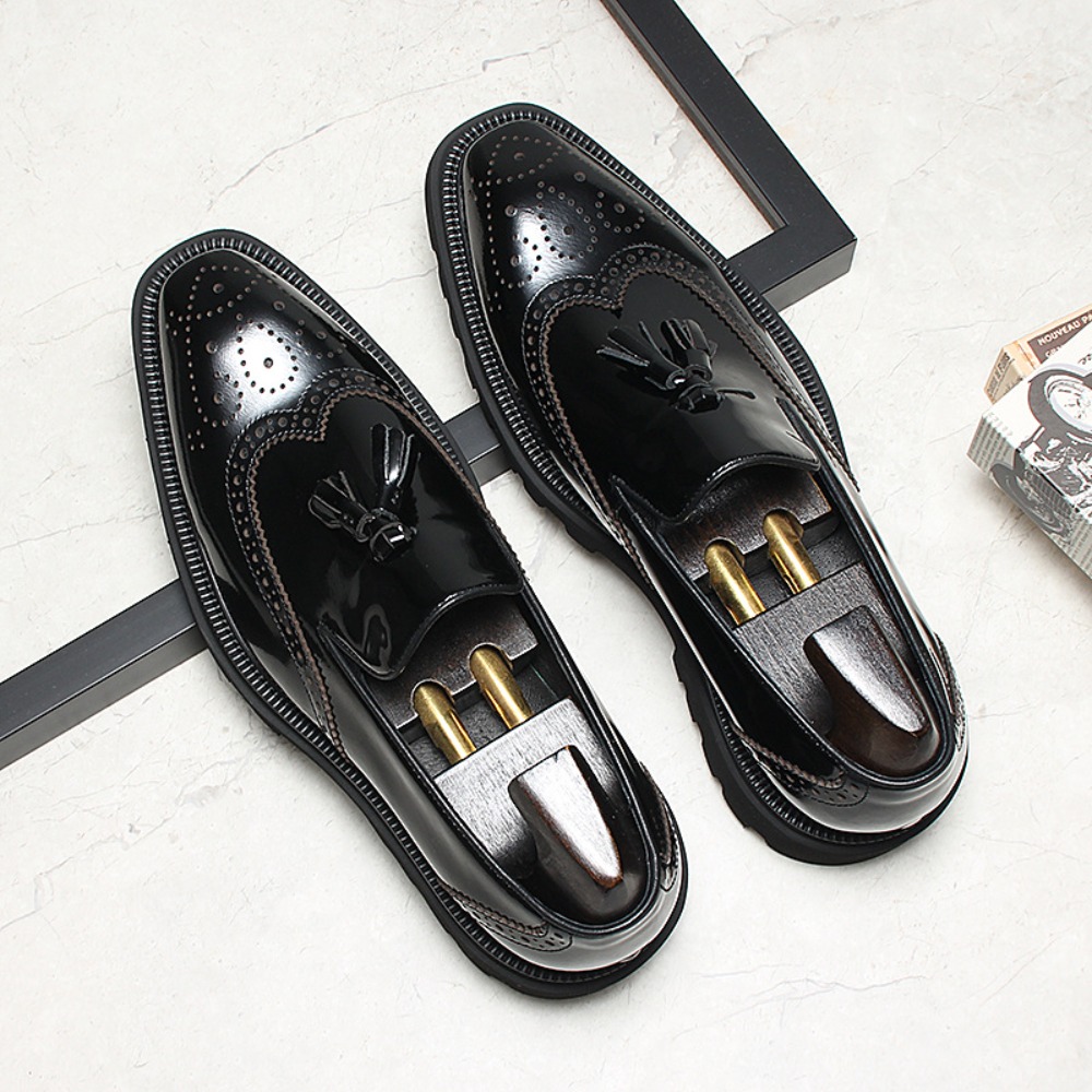 Chaussures en cuir décontracté - Men Shoes Eu To Us avis et prix
