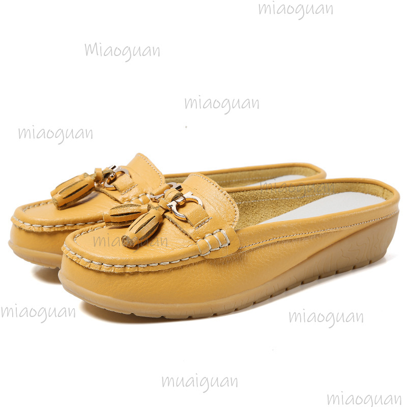 Mules en cuir à pampilles pour - Boat Shoe Leather avis et prix