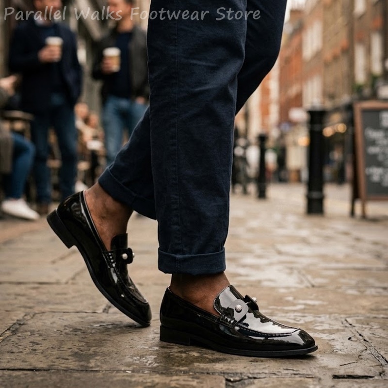 Mocassins pour hommes noirs en - Men'S Shoes Smart avis et prix