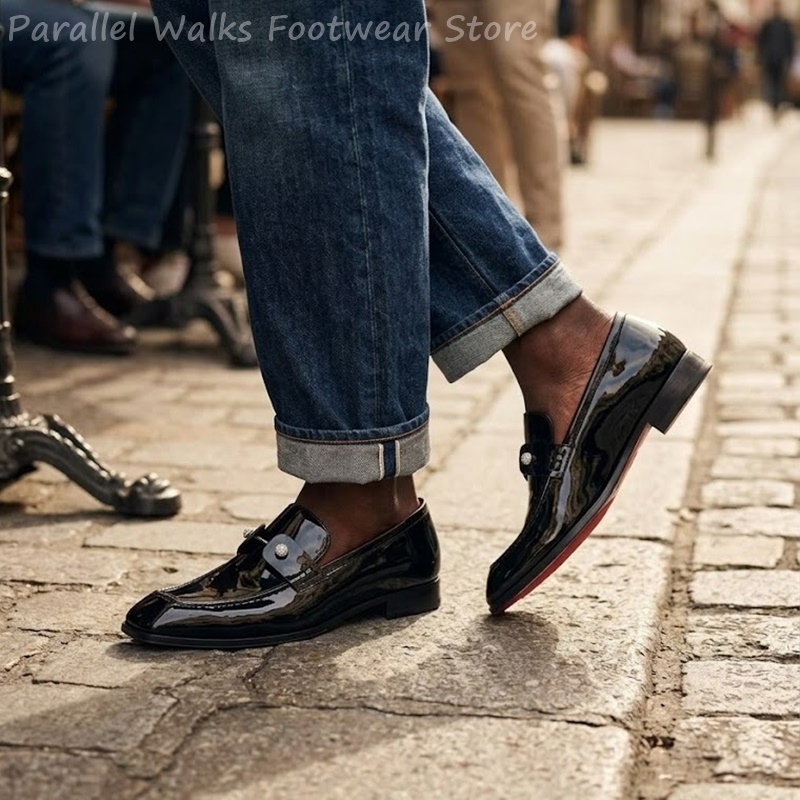 Mocassins pour hommes noirs en - Men'S Shoes Smart avis et prix
