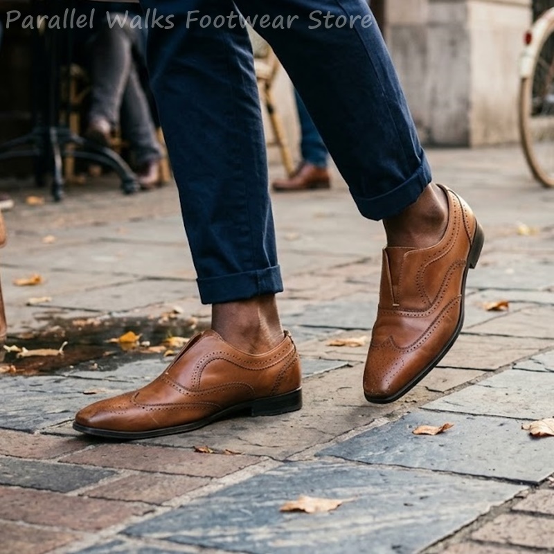 Chaussures Richelieu en cuir m - Oxford Brogue Leather avis et prix