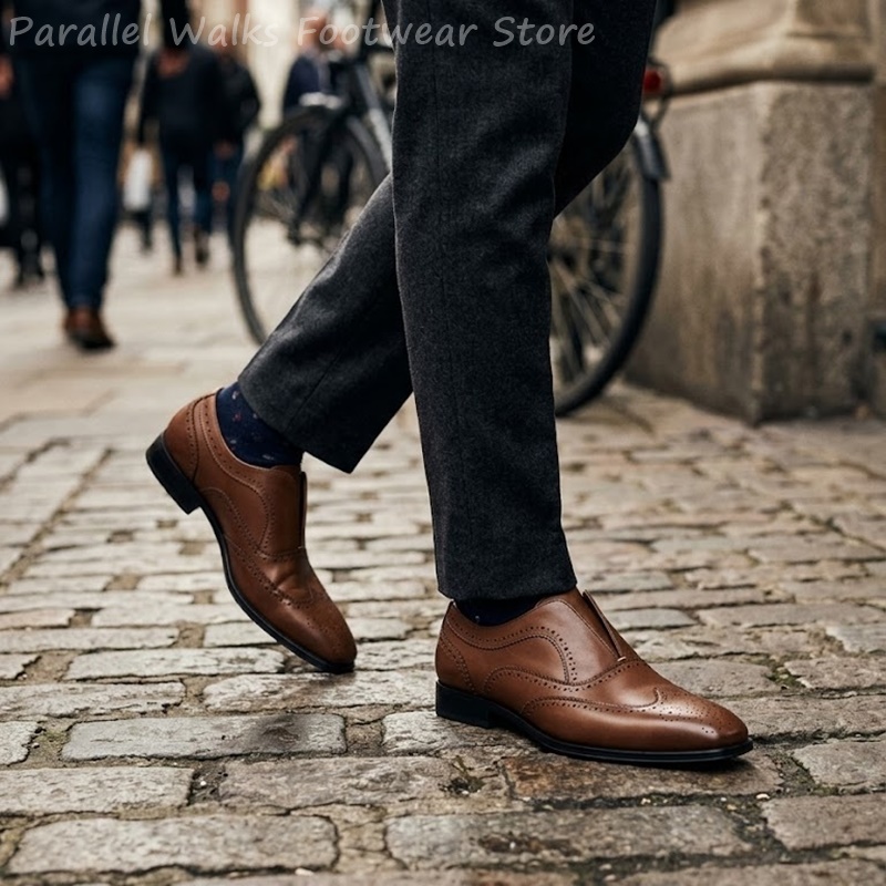 Chaussures Richelieu en cuir m - Oxford Brogue Leather avis et prix
