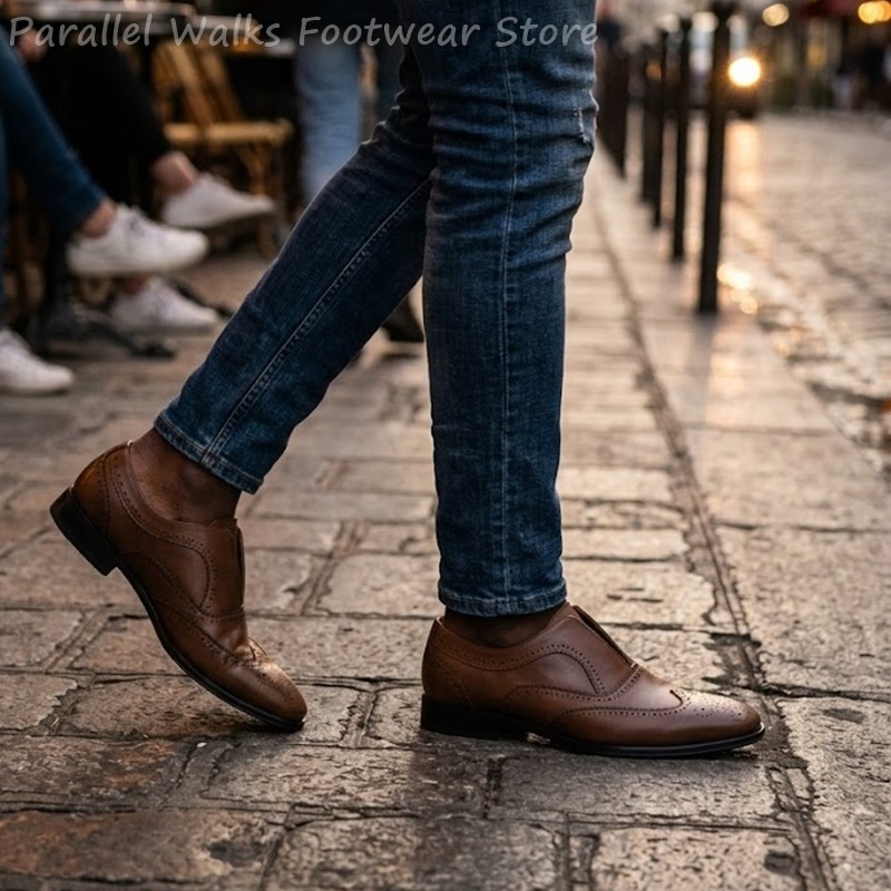 Chaussures Richelieu en cuir m - Oxford Brogue Leather avis et prix