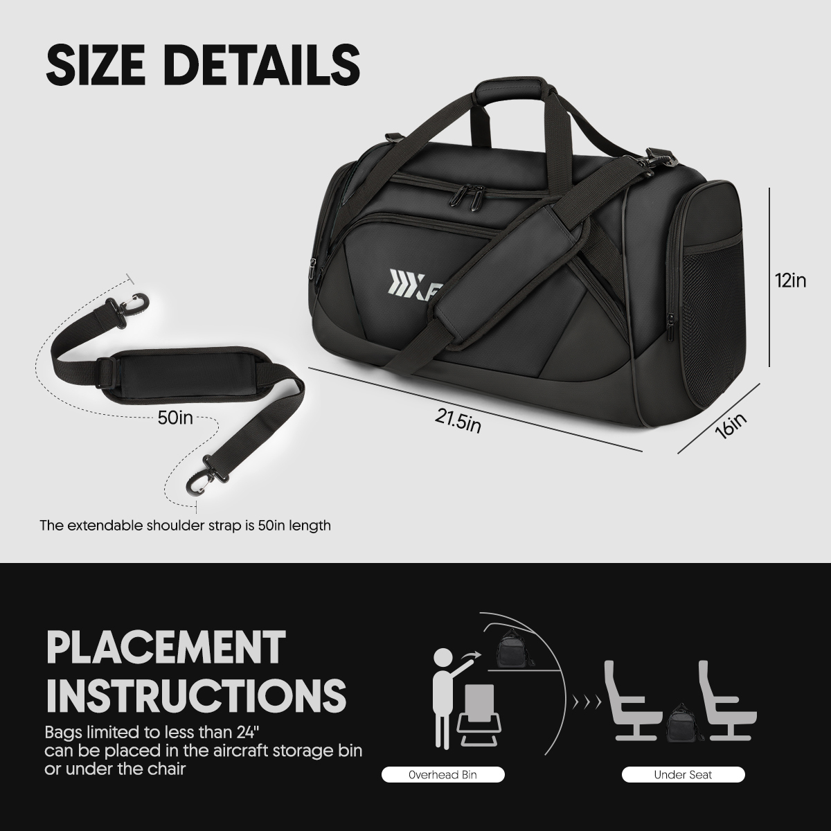 Sac de voyage avec compartimen - Men'S Shoes York avis et prix