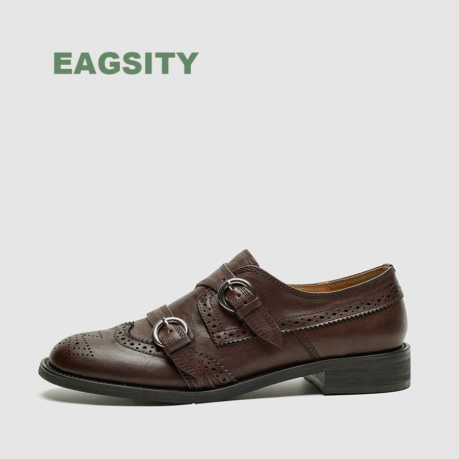 EAGSITY cuir de vache style br - Oxford Brogue Leather avis et prix
