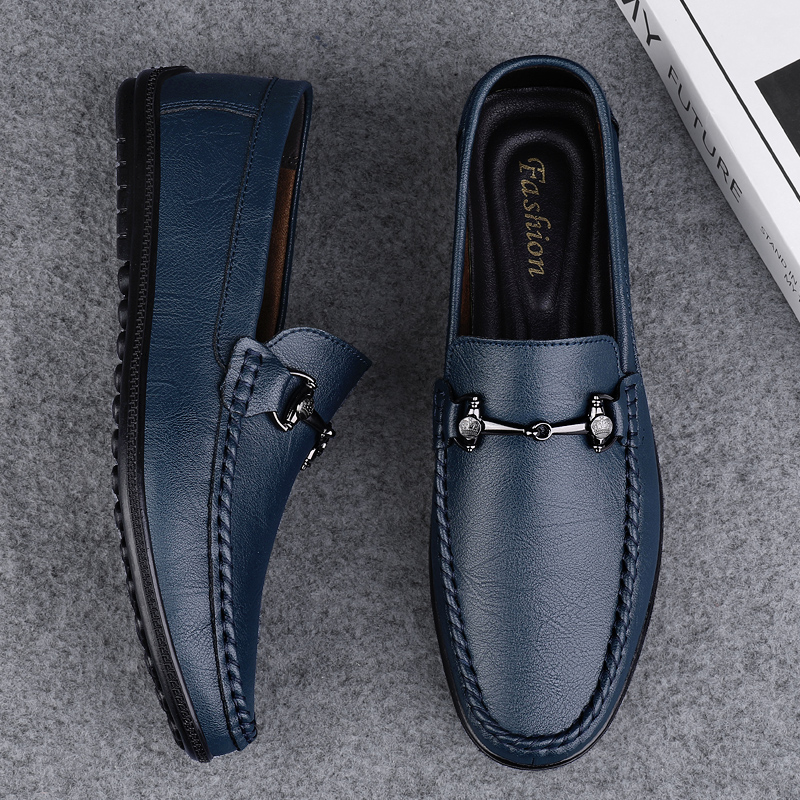 Nouvelles Chaussures Noires po - Boat Shoe Leather avis et prix