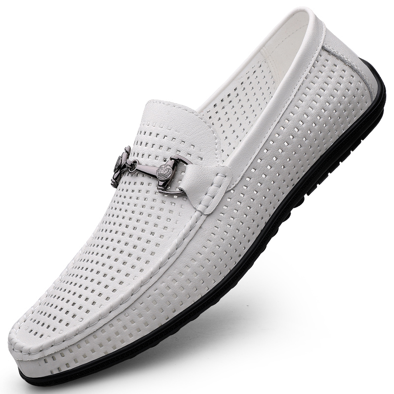 Nouvelles Chaussures Noires po - Boat Shoe Leather avis et prix
