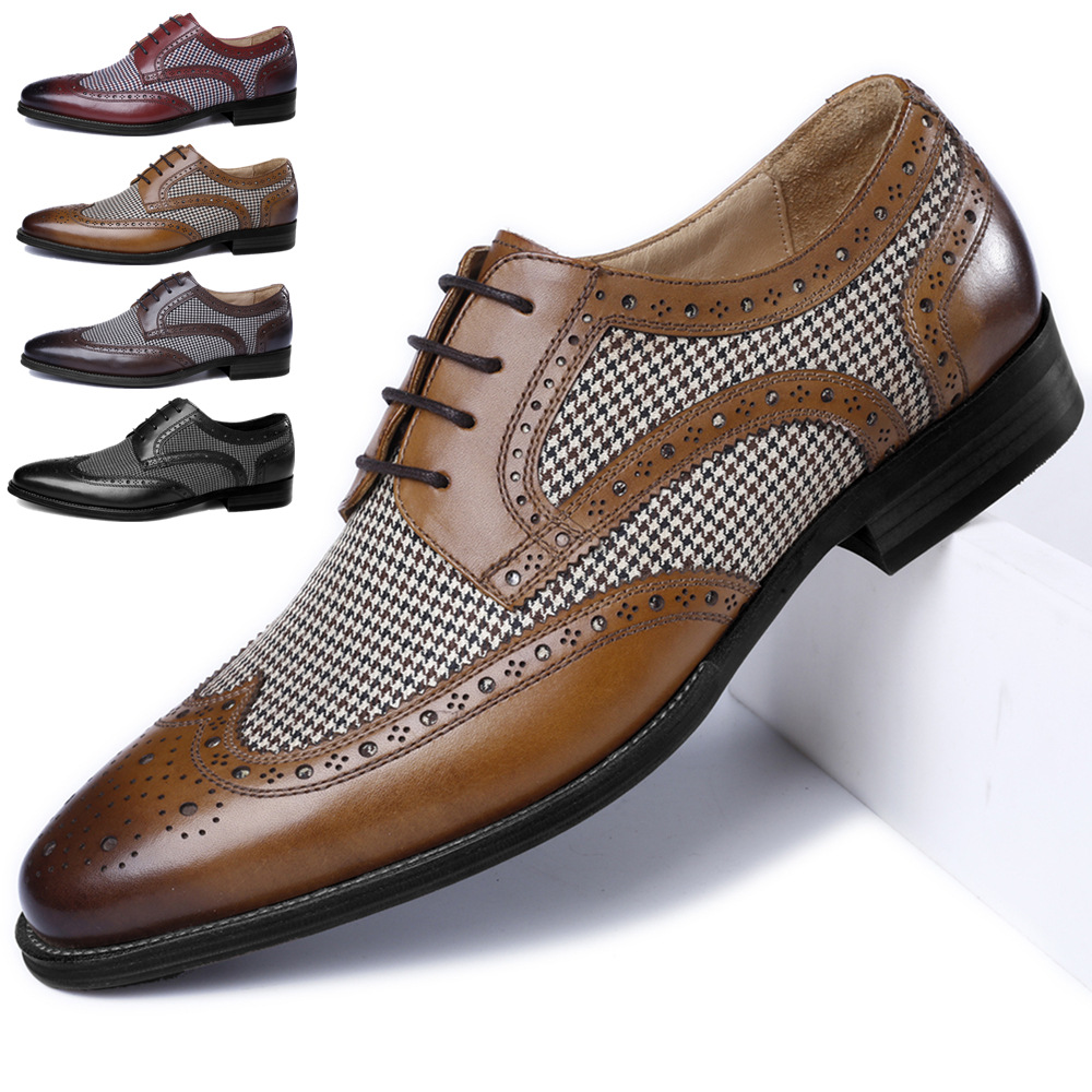 Oxford-Mocassins Plats en Cuir - Oxford Brogue Leather avis et prix