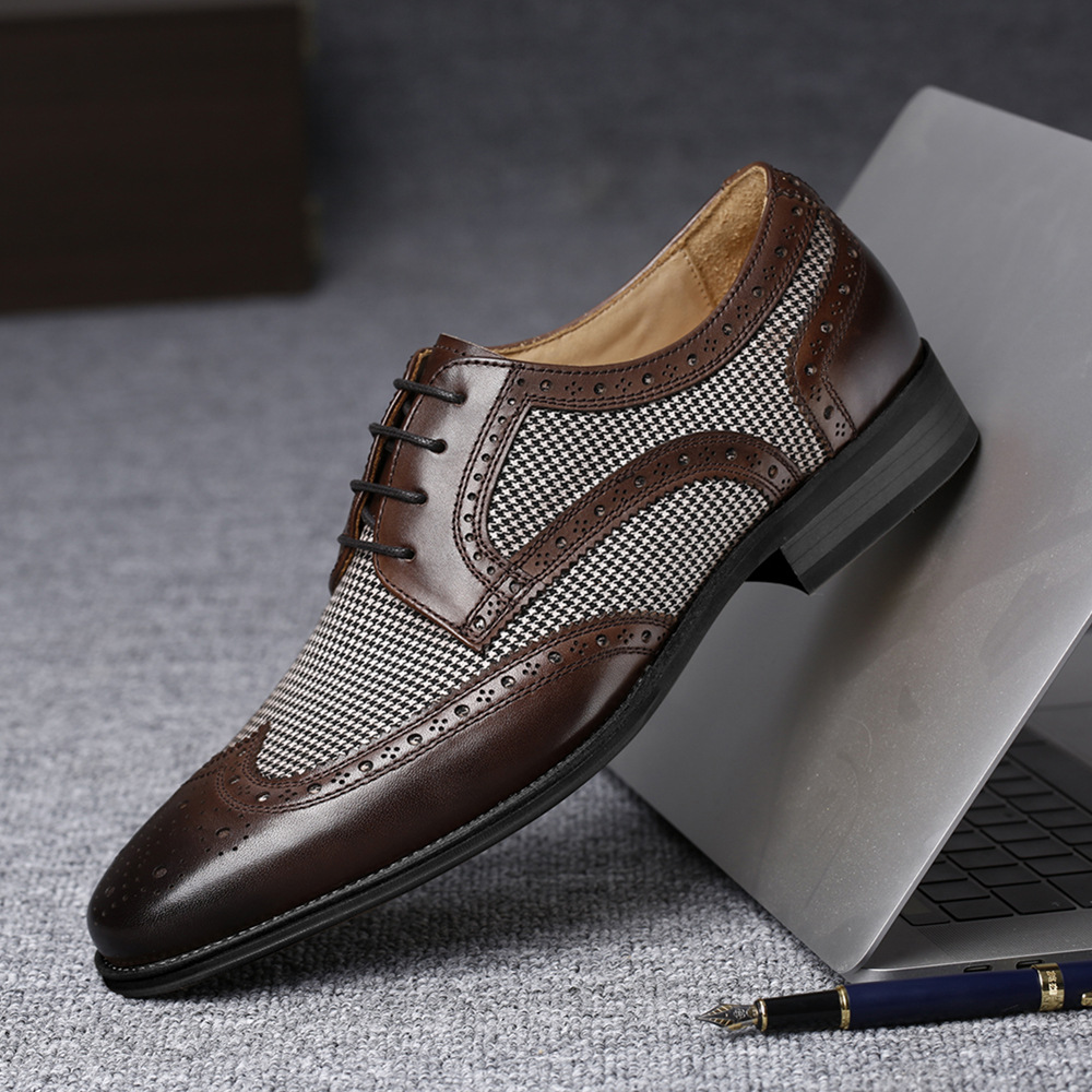 Oxford-Mocassins Plats en Cuir - Oxford Brogue Leather avis et prix
