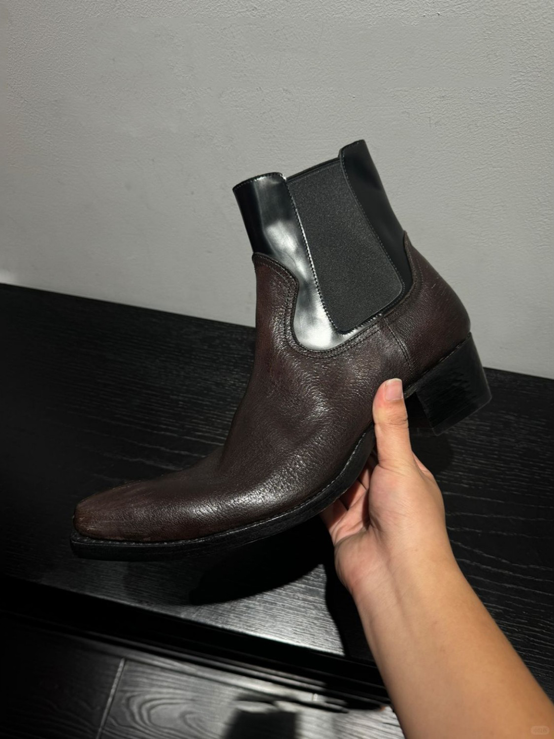 Bottines Chelsea en cuir noir  - Men'S Shoes Smart avis et prix