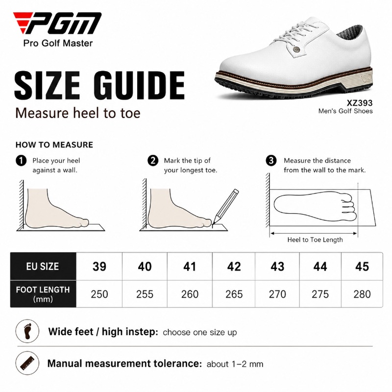 PGM – chaussures de Golf imper - Men Shoes Eu To Us avis et prix